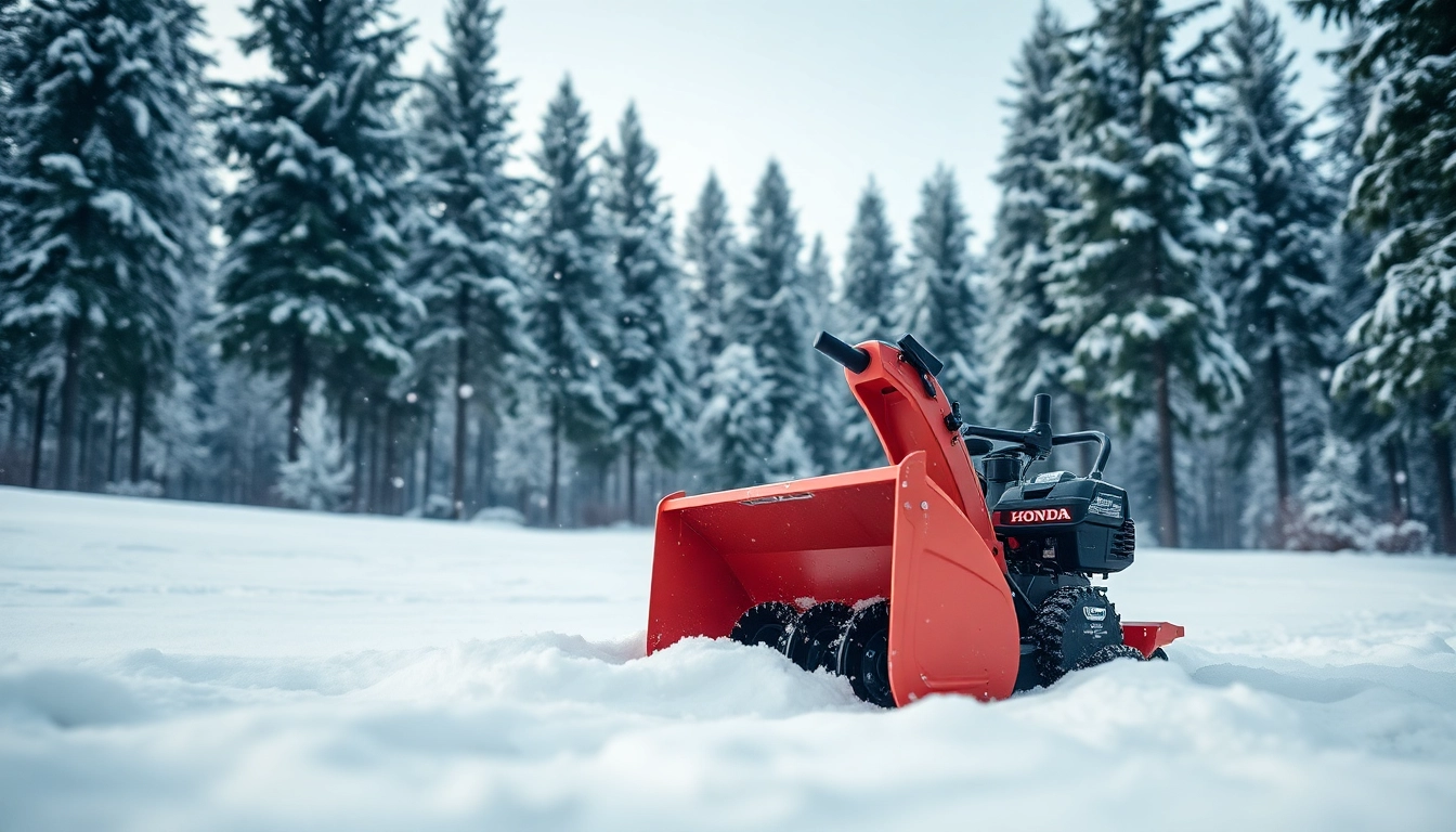 Bruk en Honda snøfreser fra https://infopoint.no/honda-snofreser/ til effektiv snømåking i vinterlandskap.