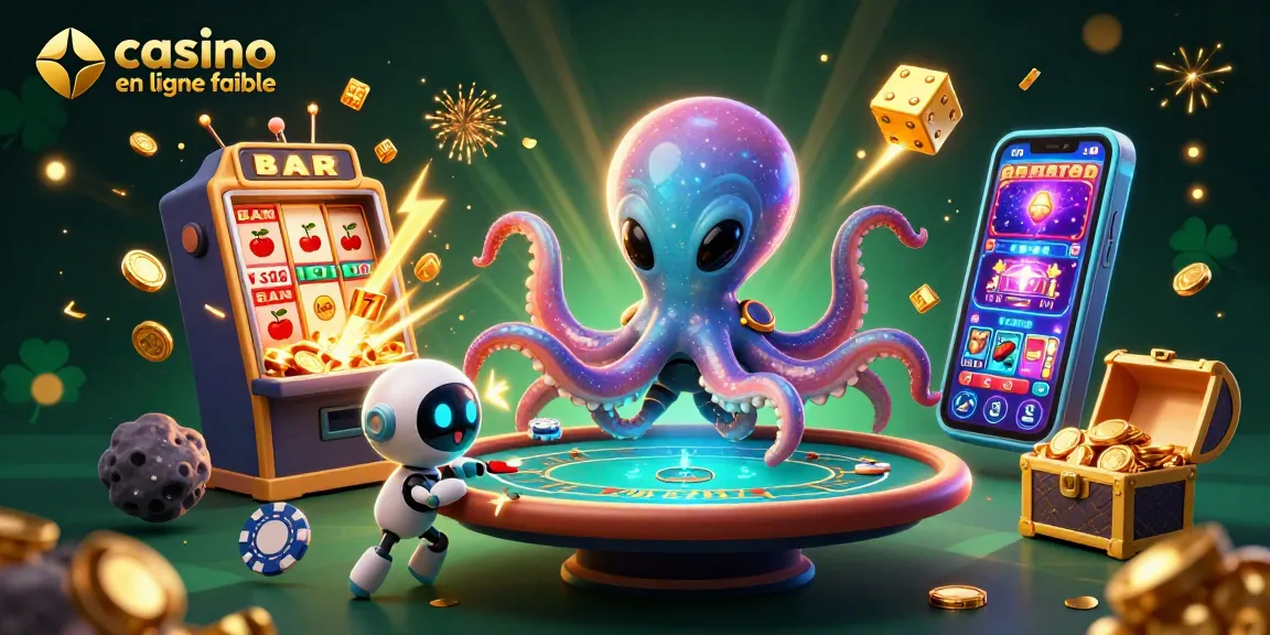 Jouer sur un casino en ligne fiable avec un poulpe extraterrestre et une machine à sous à jackpot