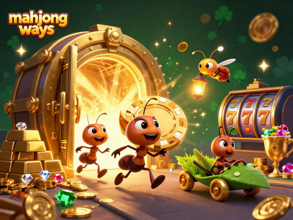 Menangkan jackpot dalam mahjong ways dengan karakter lucu dan harta karun berkilau di kasino.