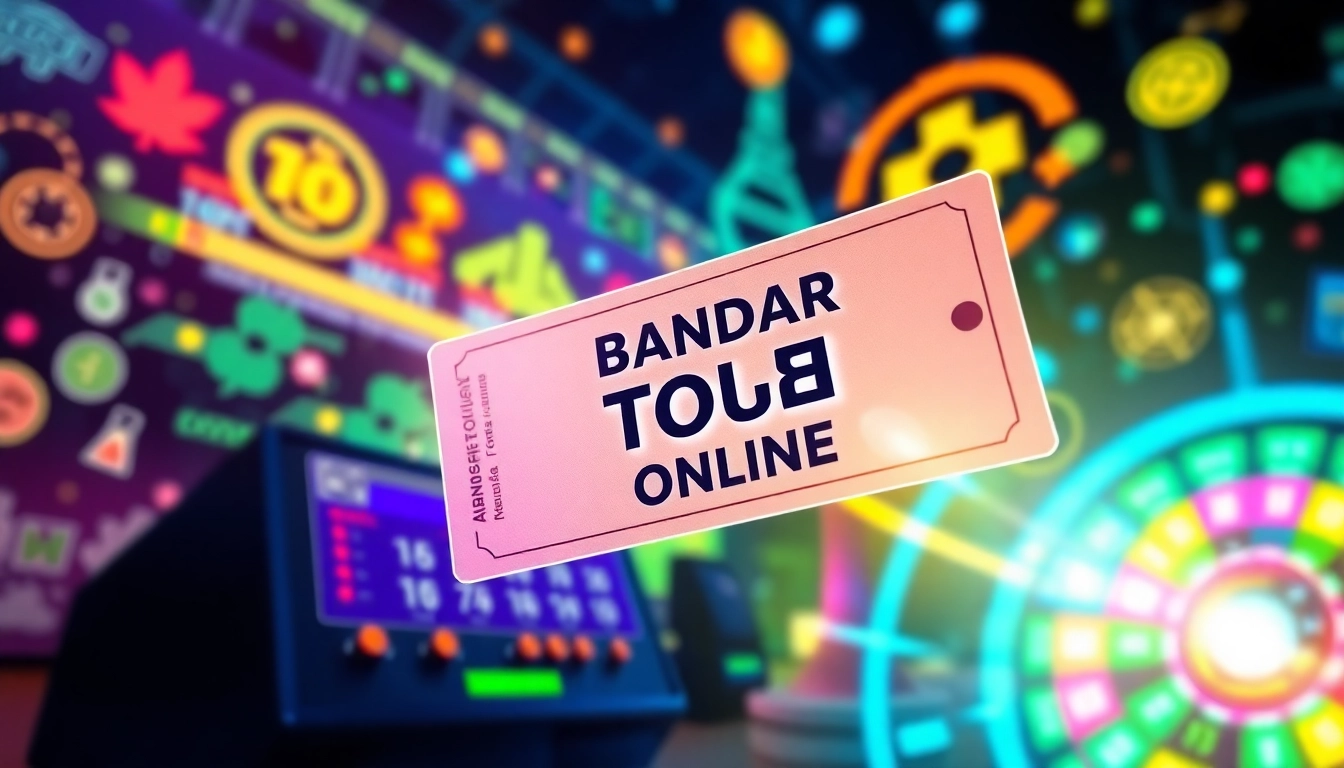Menghadirkan bandar togel online dengan tiket lotere digital yang bersinar.