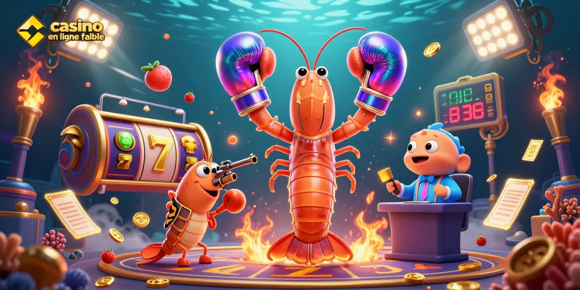 Gagnez avec confiance sur un casino en ligne fiable grâce à cette illustration dynamique.