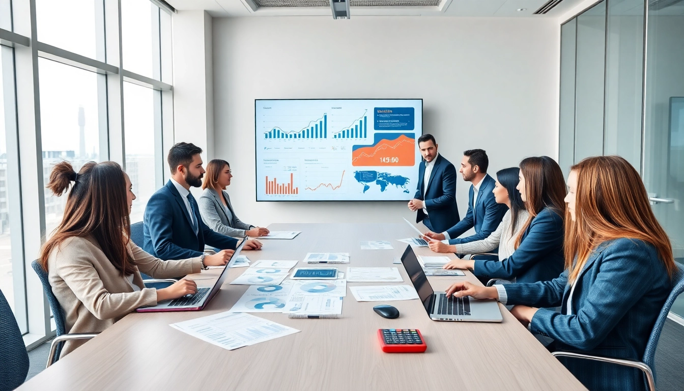 Audit Services in UAE team collaborating in a modern office environment.