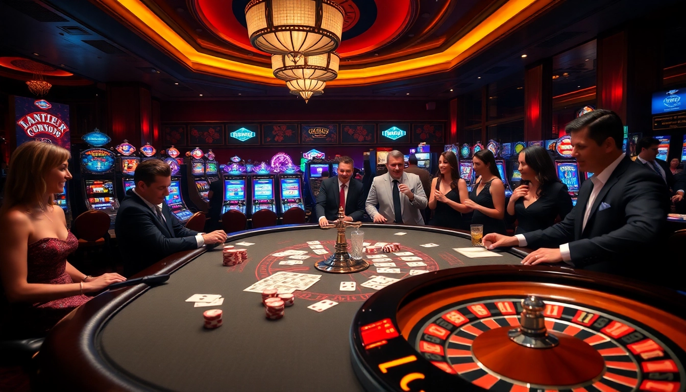 Rasakan sensasi kemenangan di kasino bersama jmacdonaldphoto.com yang menampilkan meja poker berwarna-warni serta mesin slot.