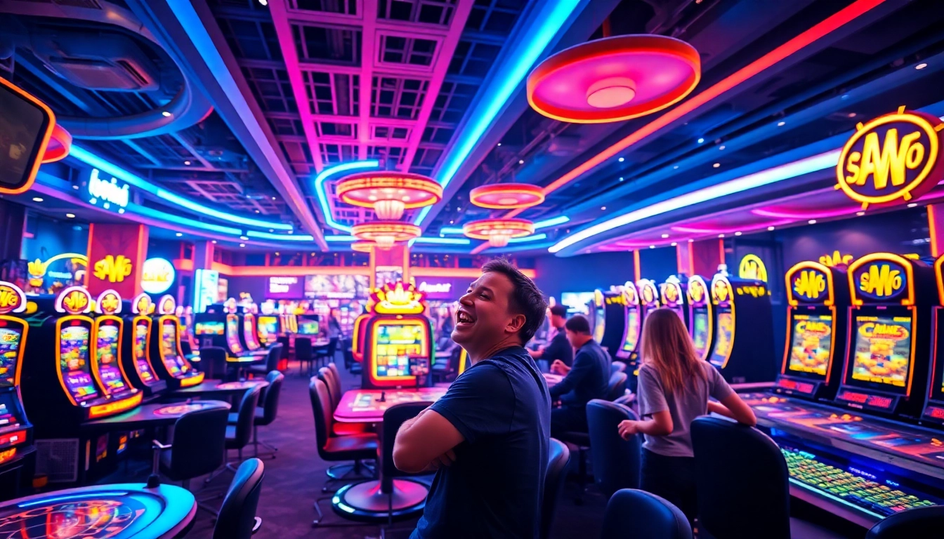 Experience thrilling gaming at 888new with vibrant casino tables and esports setups in an inviting atmosphere.