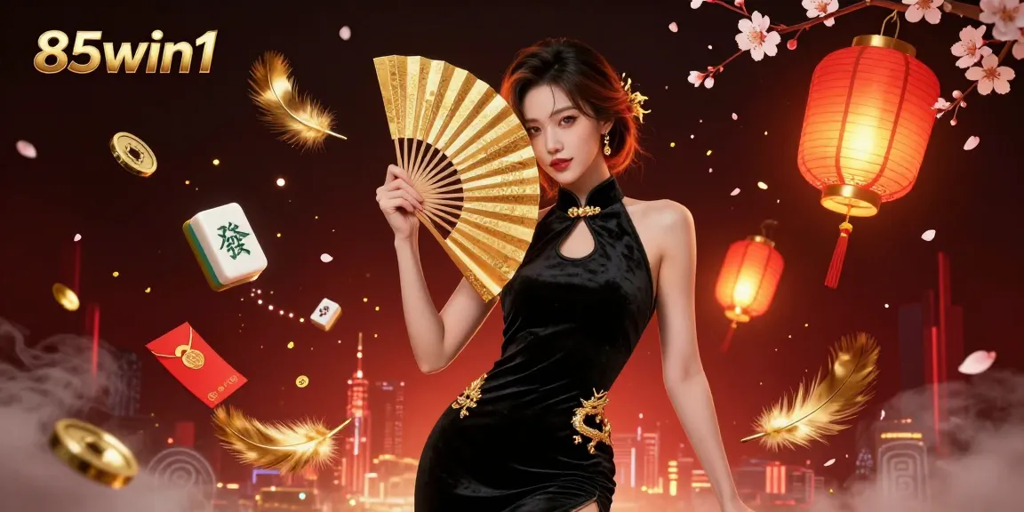 Experience thrilling gaming action at 85win1 with an engaging illustration of casino excitement.