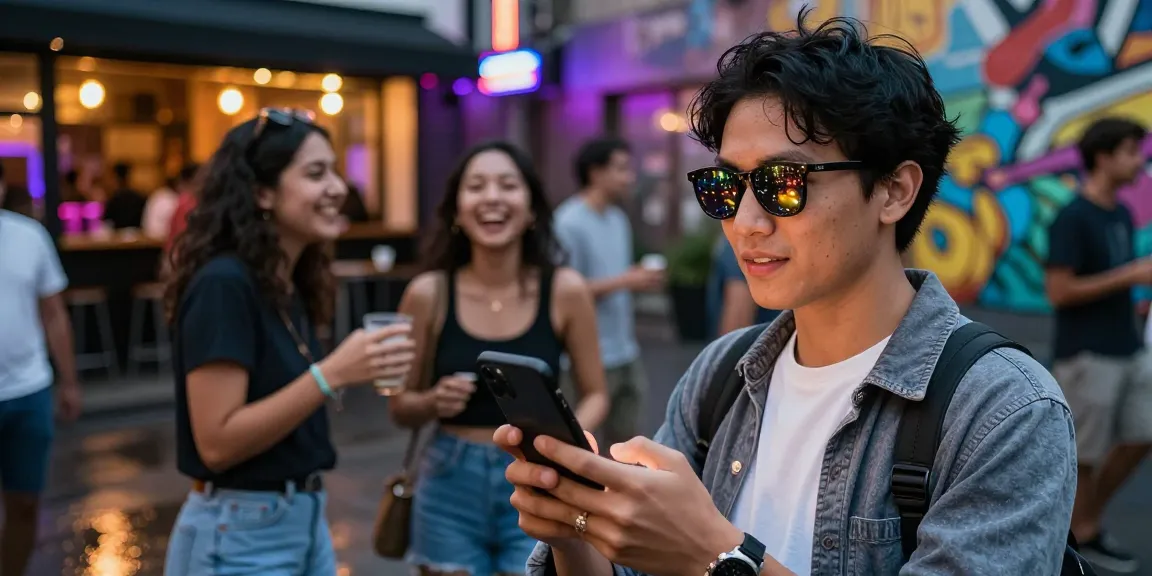 Gái gọi tận hưởng không khí sôi động của cuộc sống đêm trong thành phố.