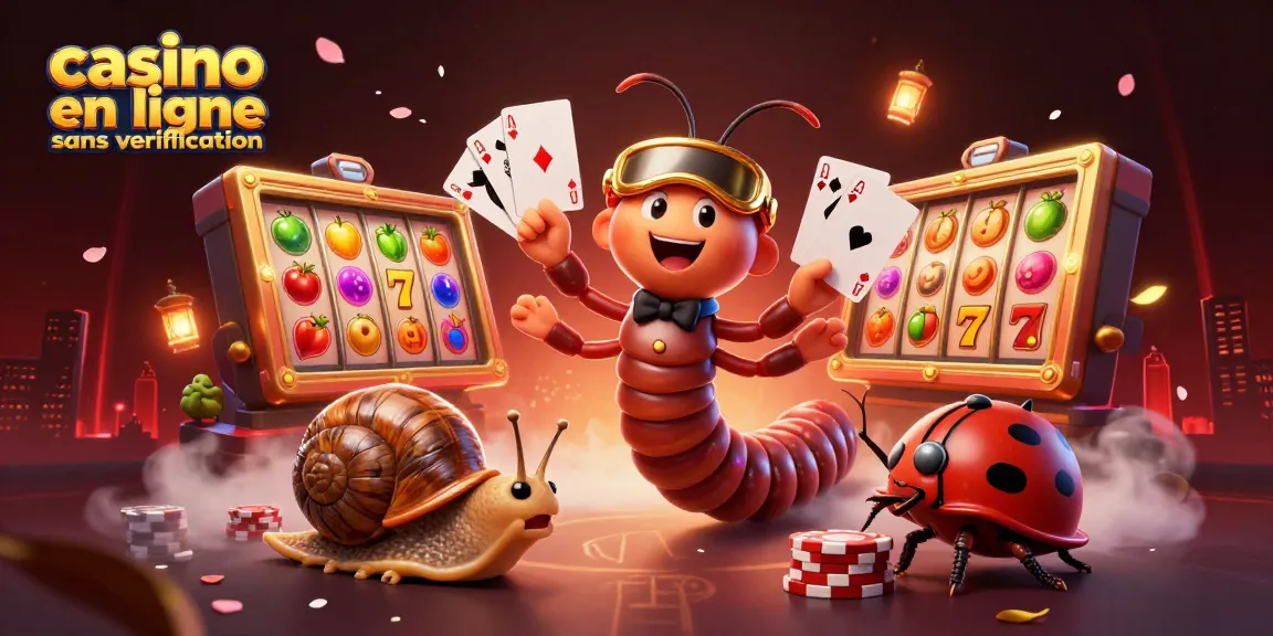 Profitez d'une expérience de casino en ligne sans vérification avec des personnages colorés et des éléments de jeu amusants.
