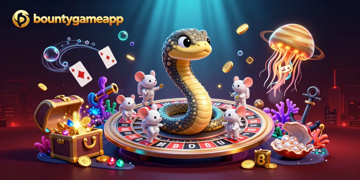 Mainkan slot di bountygameapp dengan karakter unik yang berputar dan pembayaran tinggi dalam ilustrasi 3D.