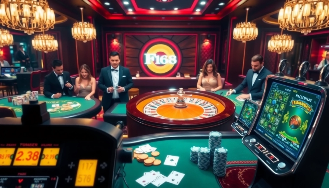 Join the excitement at https://f168.law/ with vibrant casino games and professional dealers.