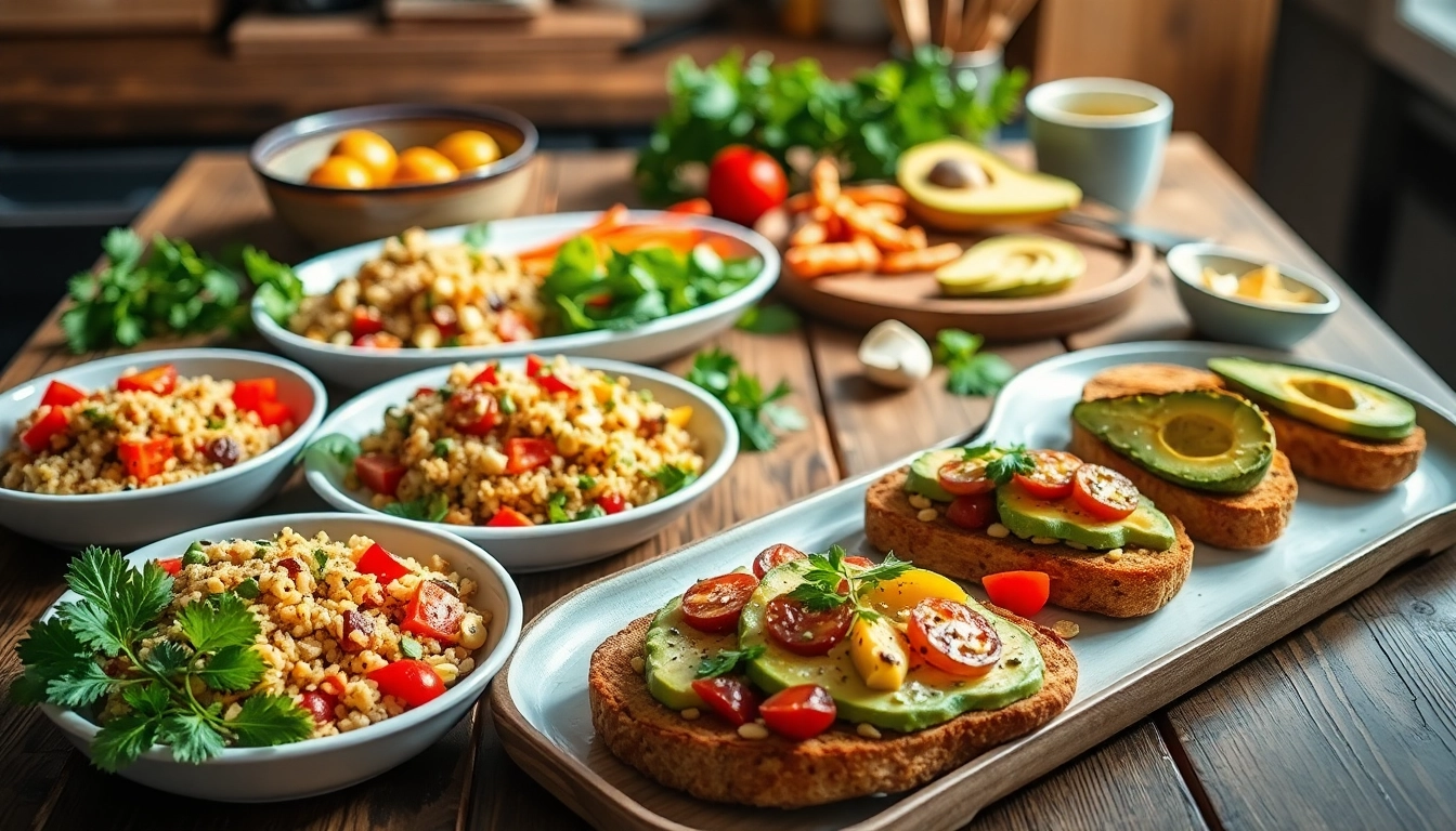 Engaging vibrant dishes from recipesalexarciab.com showcasing easy healthy recipes.