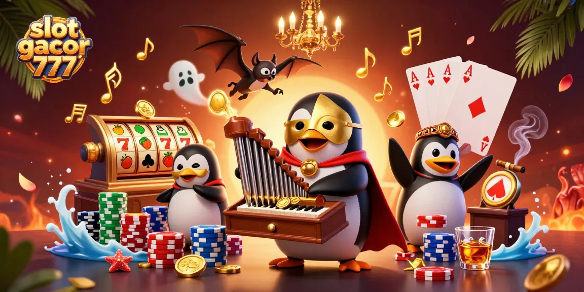 Experience the excitement of slot gacor 777 with vibrant casino elements and dynamic 3D characters.