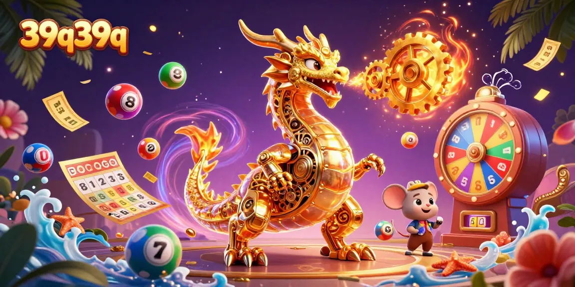 Engage with 39q39q's dynamic games featuring golden dragon mechanics and colorful lottery elements for thrilling payouts.