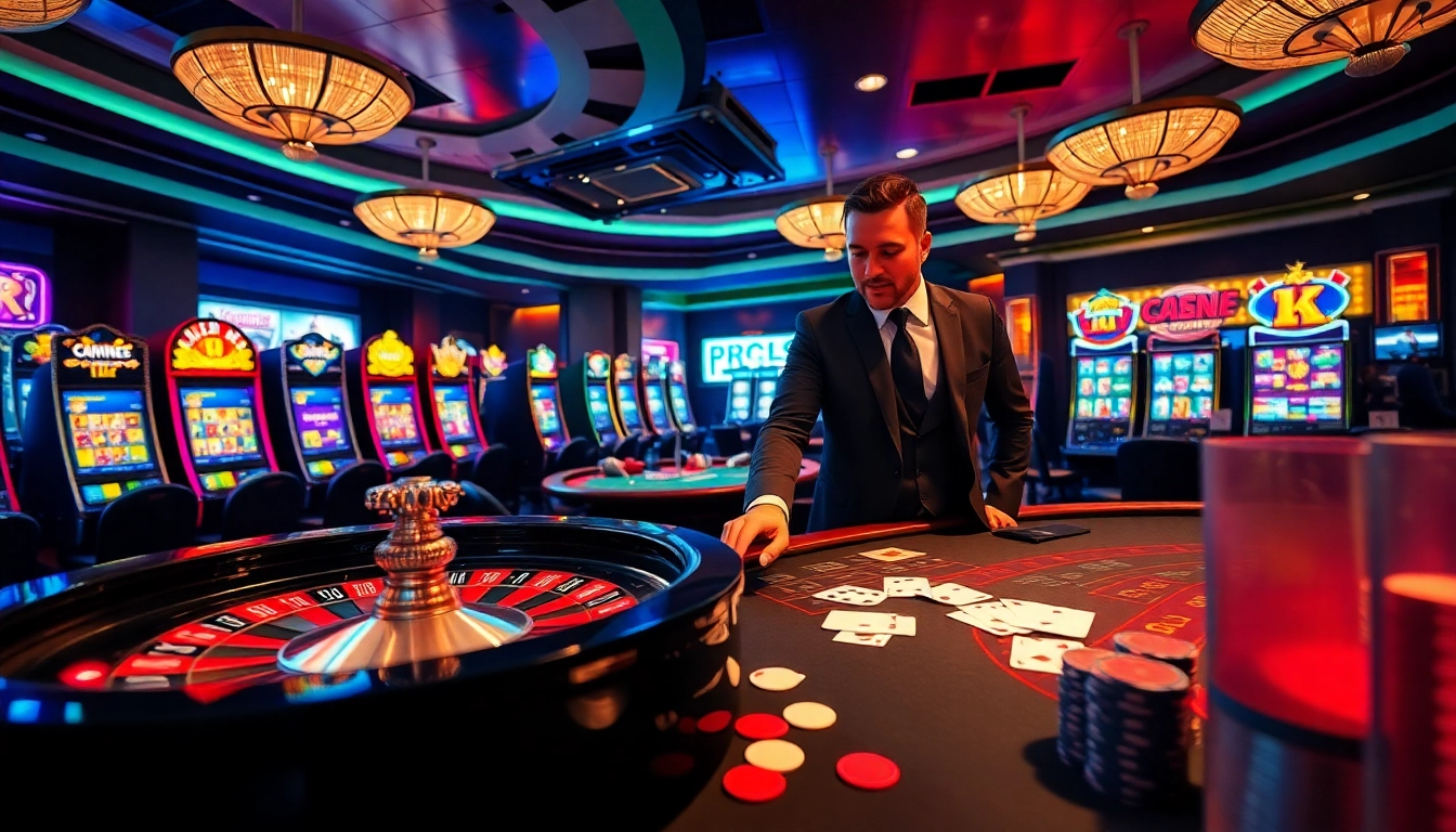 Experience thrilling gambling at okfun casino with vibrant tables and exciting games.