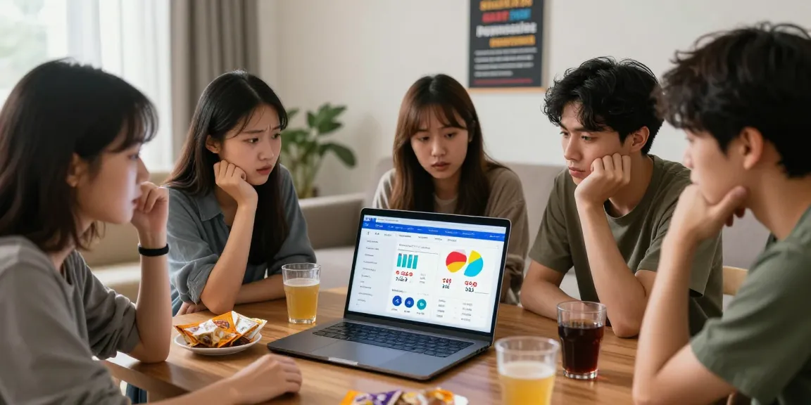 Young adults reviewing 먹튀검증 ratings for safe online gambling.