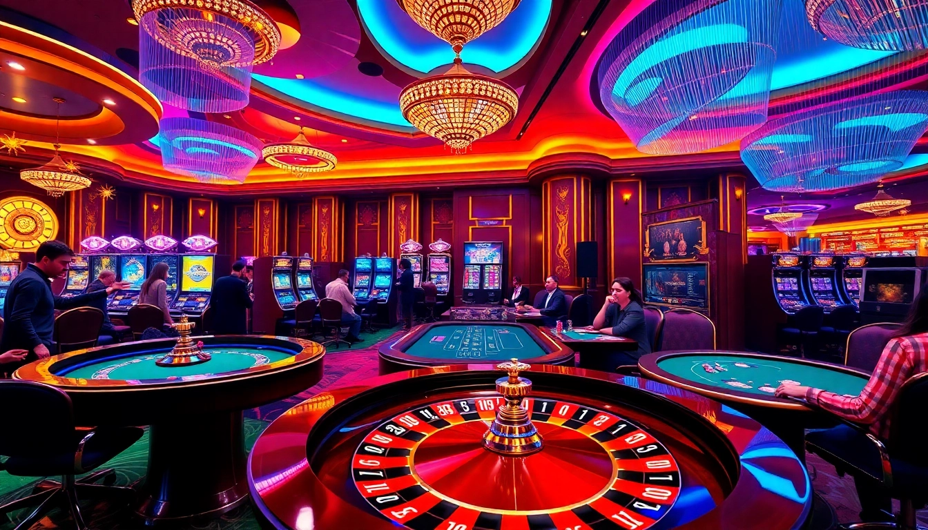 Experience the thrill of gaming at f168biz.com with vibrant casino visuals that captivate players.