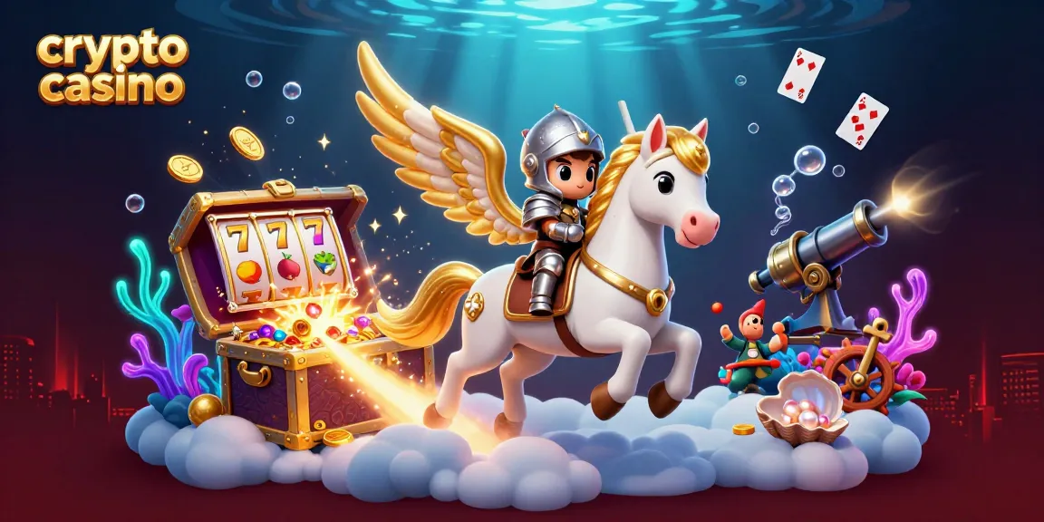 Plongez dans l'univers du crypto casino avec des jeux captivants et des trésors sous-marins rayonnants.