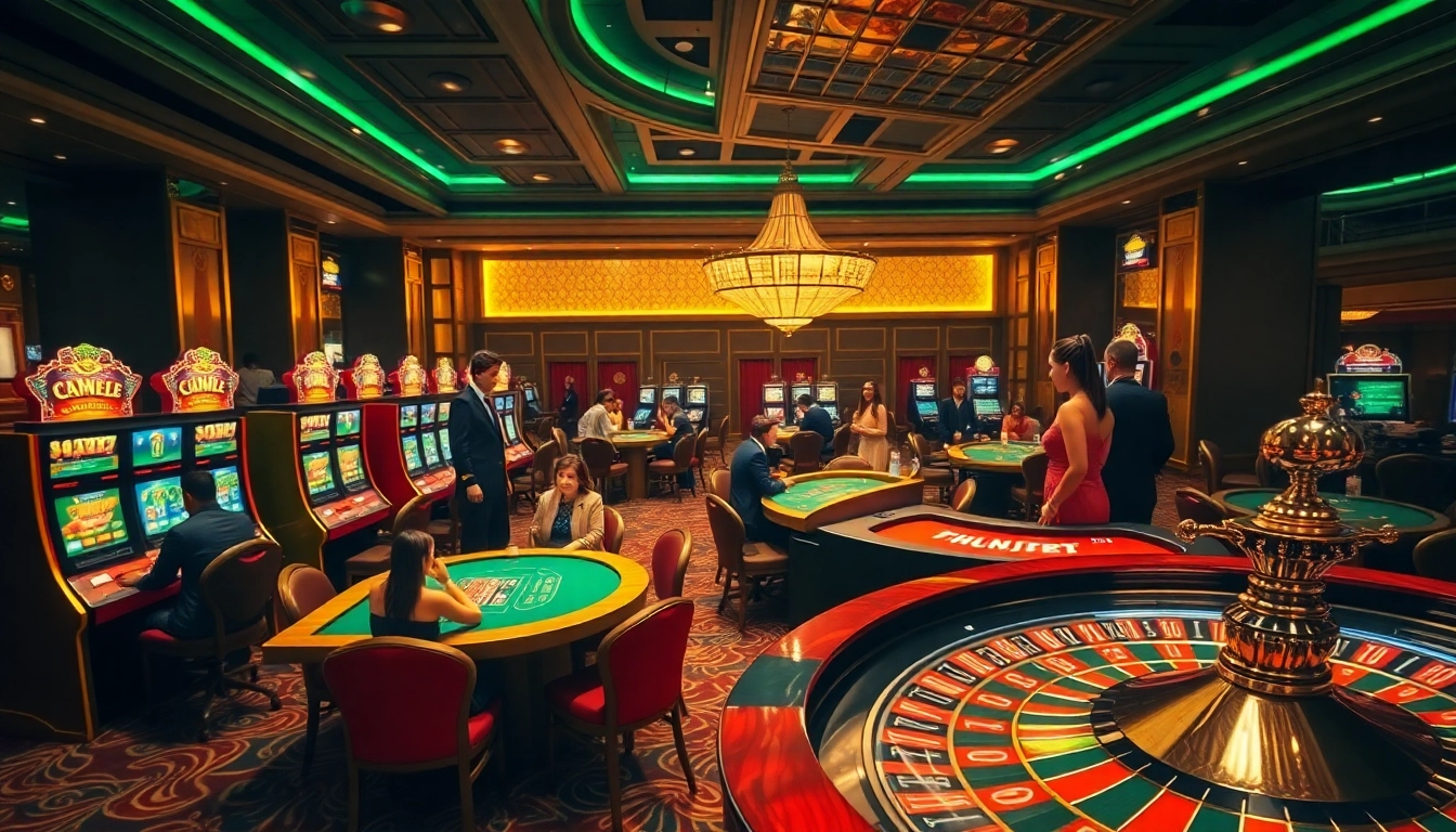 Experience the thrill of gambling at Nhà Cái THABET with luxurious casino visuals and exciting gameplay.