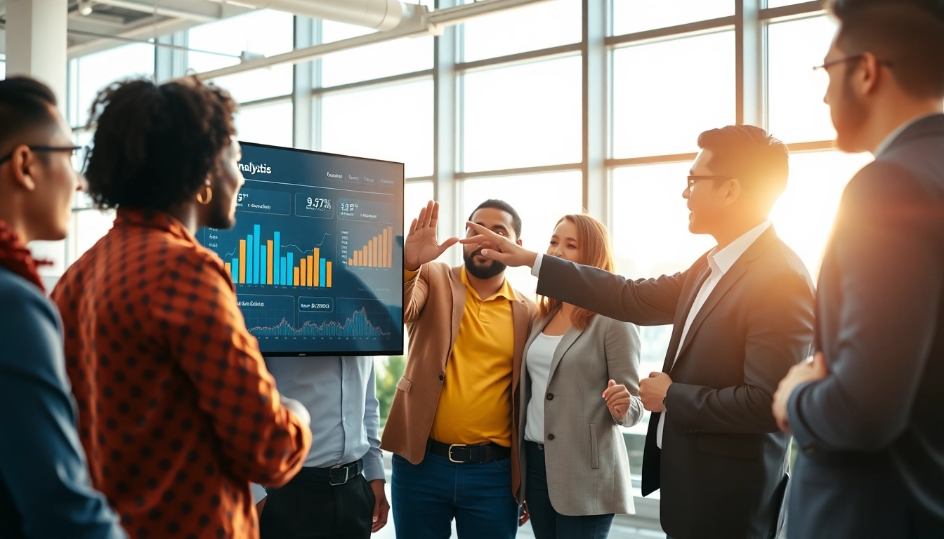Maximize your results with a content tracking tool showcased in a collaborative office environment.