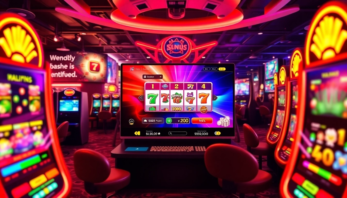Ungutoto platform memperlihatkan mesin slot online dengan antarmuka yang dinamis dan warna cerah.