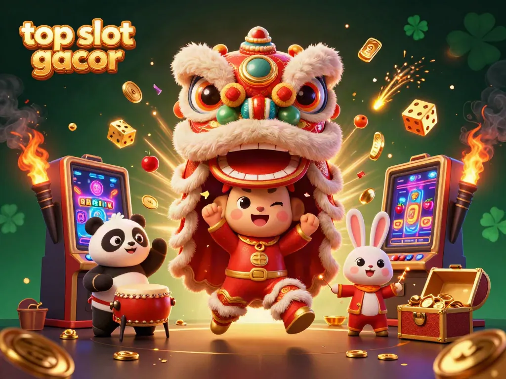 Rasakan keseruannya bermain top slot gacor dengan ilustrasi atraktif dari acara Tahun Baru Imlek.