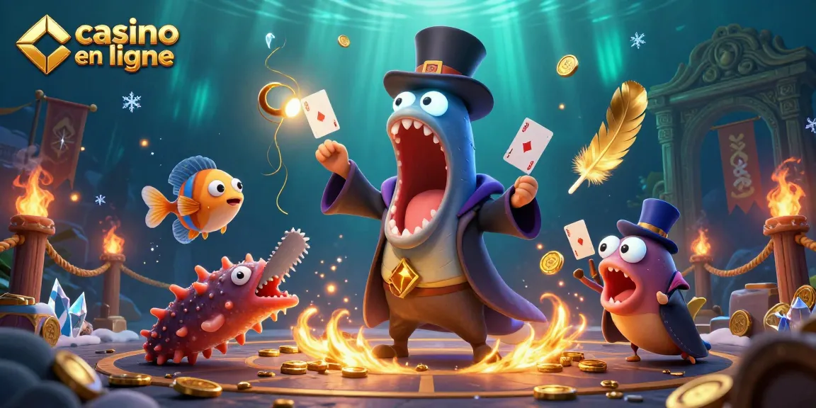 Des enjeux palpitants au casino en ligne avec des cartes et des personnages animés captivants.