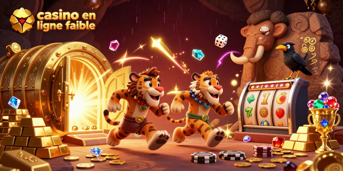Gagnez au casino en ligne fiable avec des personnages préhistoriques et des machines à sous animées.
