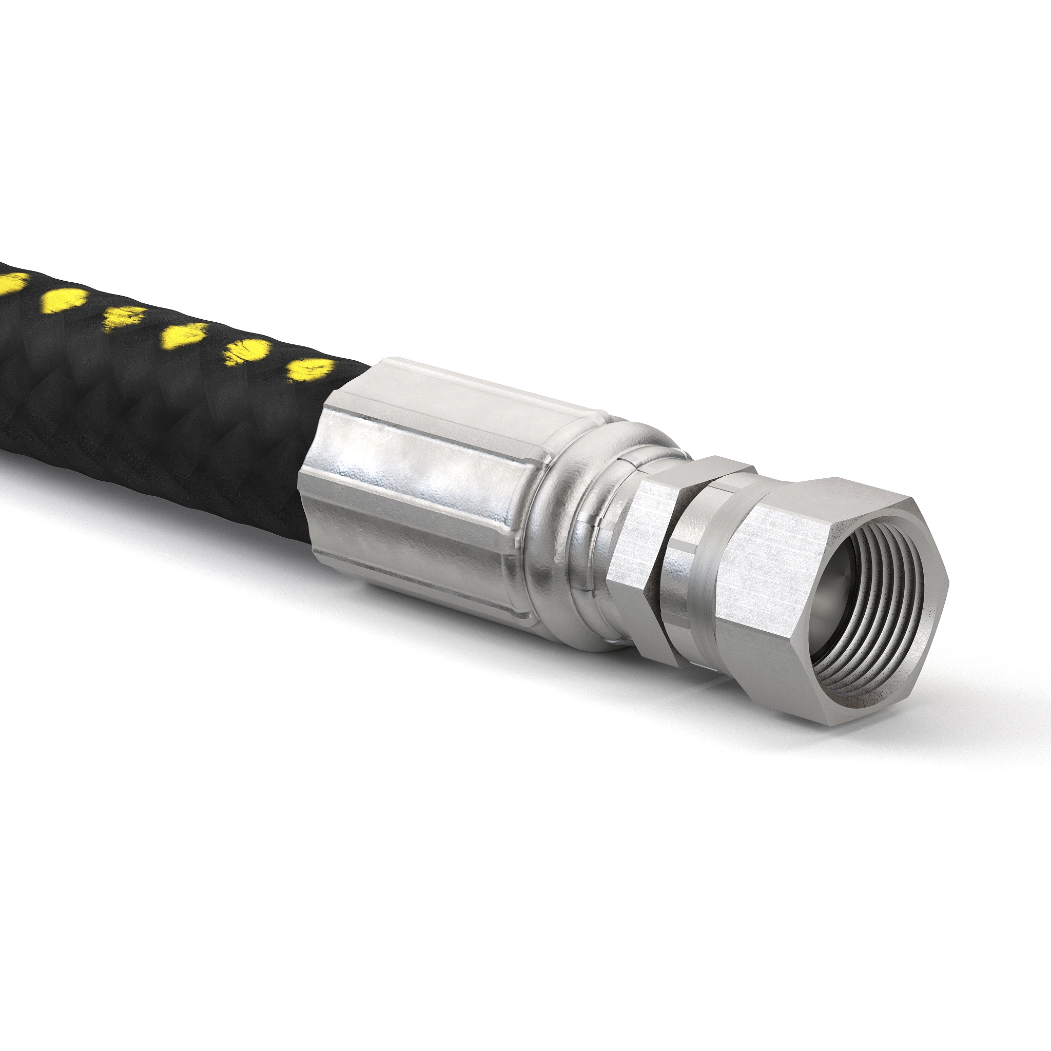 High-Pressure Hydraulic Hose Coupling for Secure Connections