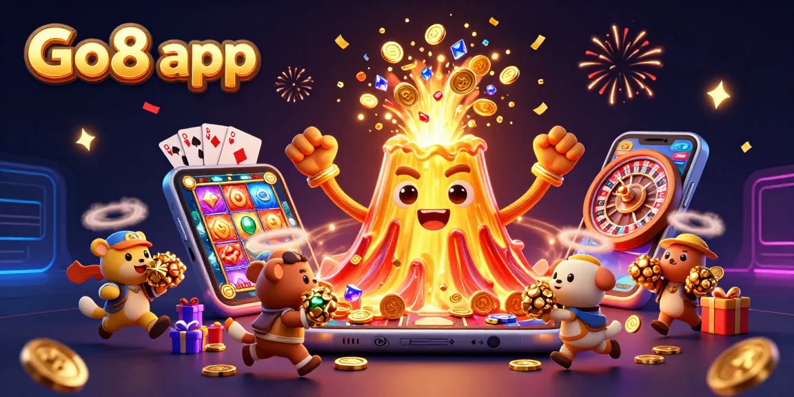 Experience the thrill of gaming with the Go8 app featuring vibrant slot games and dynamic treasures.