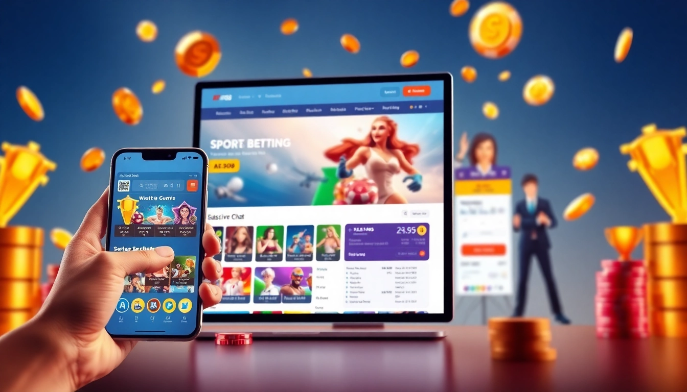 AF88 online betting platform interface displaying vibrant games and support options.