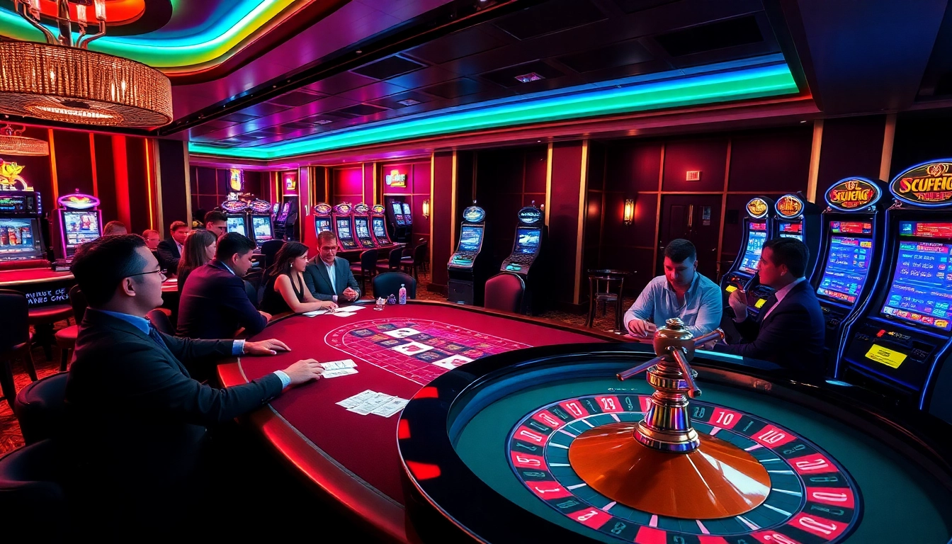 Experience thrilling gameplay at SuperPH online casino with vibrant poker action and elegant atmosphere.