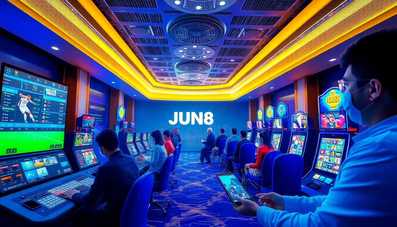 Experience the excitement of online gaming with https://jun88pl.com/ featuring vibrant sports betting and casino activities.