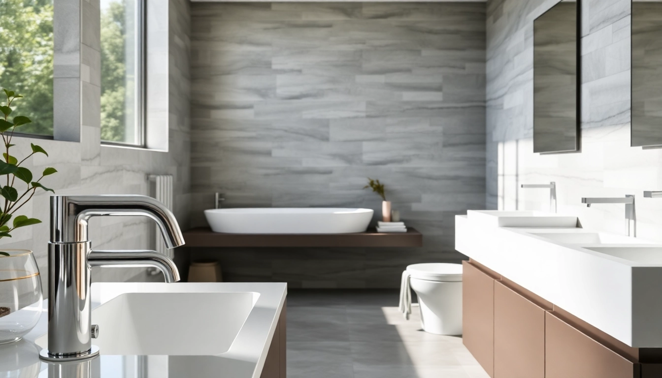 Erleben Sie die Schönheit von sonni sanitär Installationen in einem modernen Badezimmer-Ambiente.