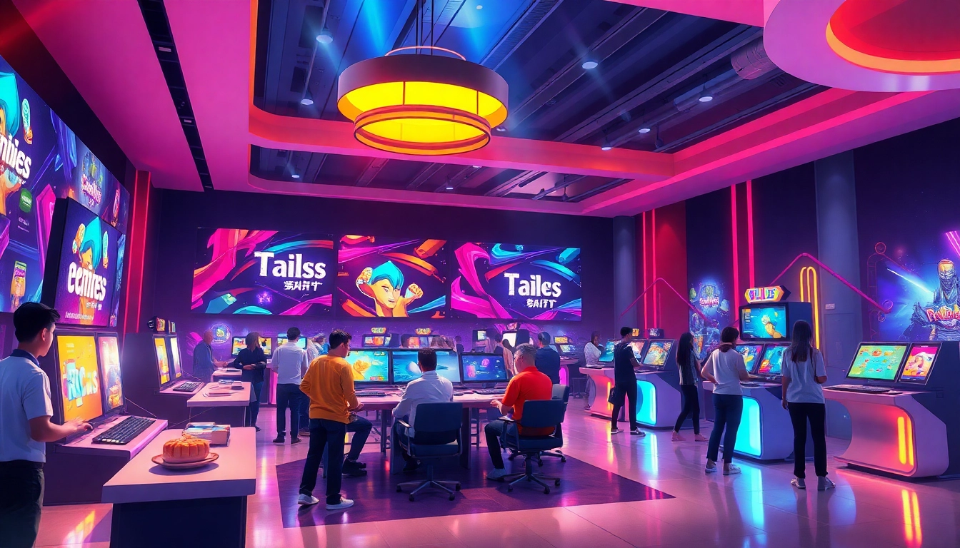 Interactive gaming platform example on KJC AC 1 website.