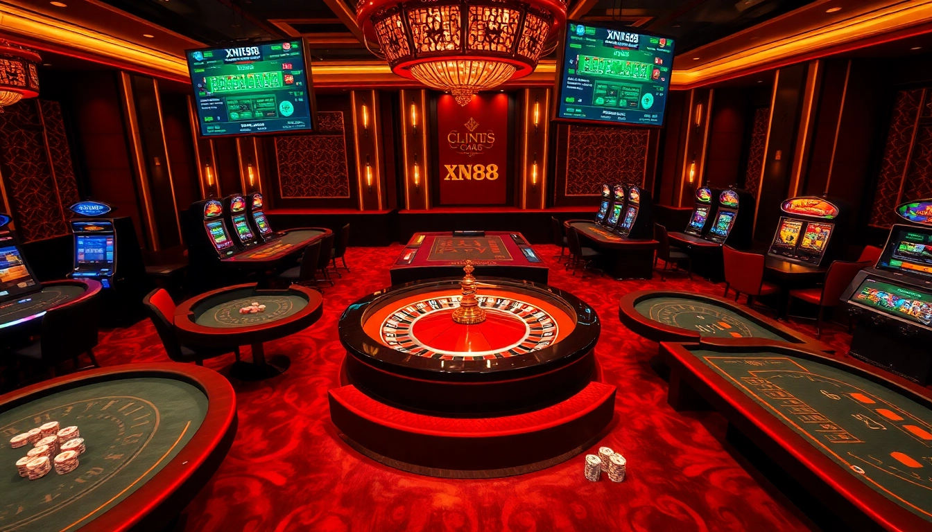 Experience thrilling gameplay at XN88 with vibrant casino tables and dynamic betting opportunities.