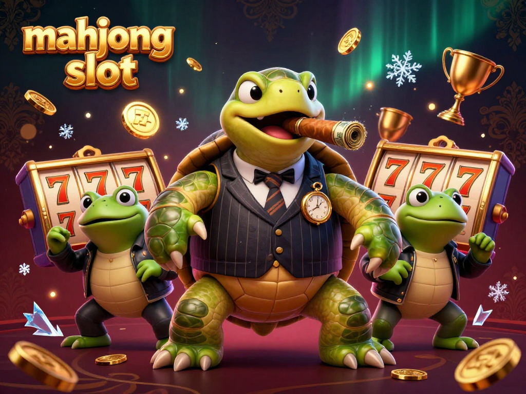 Engage with the mahjong slot adventure in this vibrant and dynamic 3D illustration, showcasing captivating characters and immersive game elements.