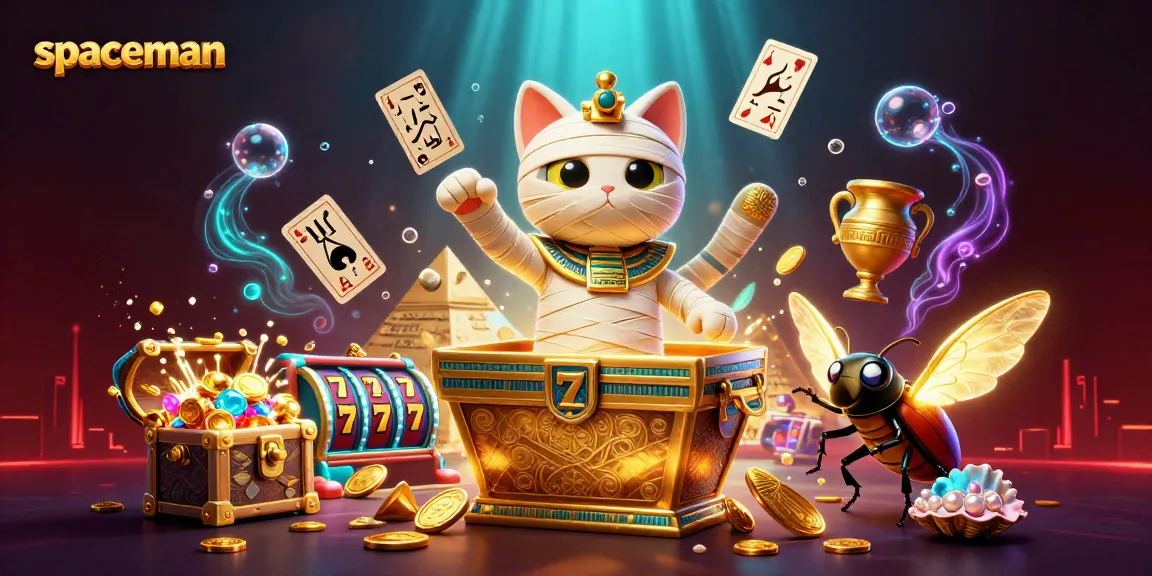 Experience the fun of playing spaceman slots with vibrant graphics and interactive elements in a stunning casino scene.