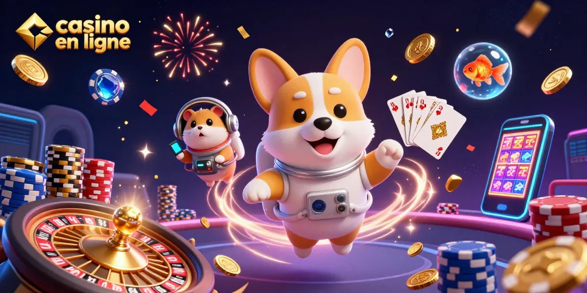Jouer à des jeux passionnants de casino en ligne dans un univers ludique et vibrant.