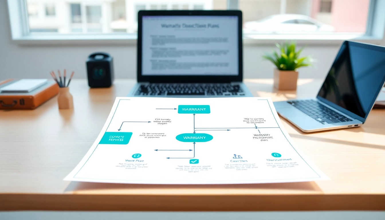 Explain warranty protection plans with a clear visual representation of decision pathways and consumer options.