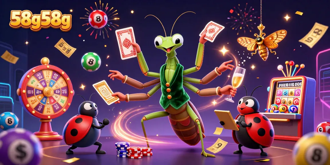 Engage in thrilling casino excitement with 58g58g's vibrant celebration of games and fun.