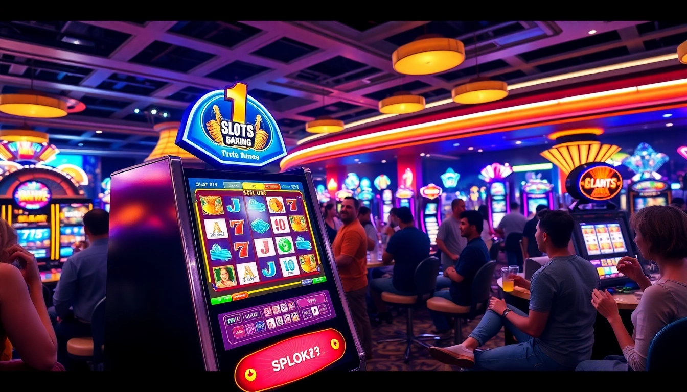 Menangkan permainan slot88 dengan suasana kasino yang meriah dan mesin slot yang menarik