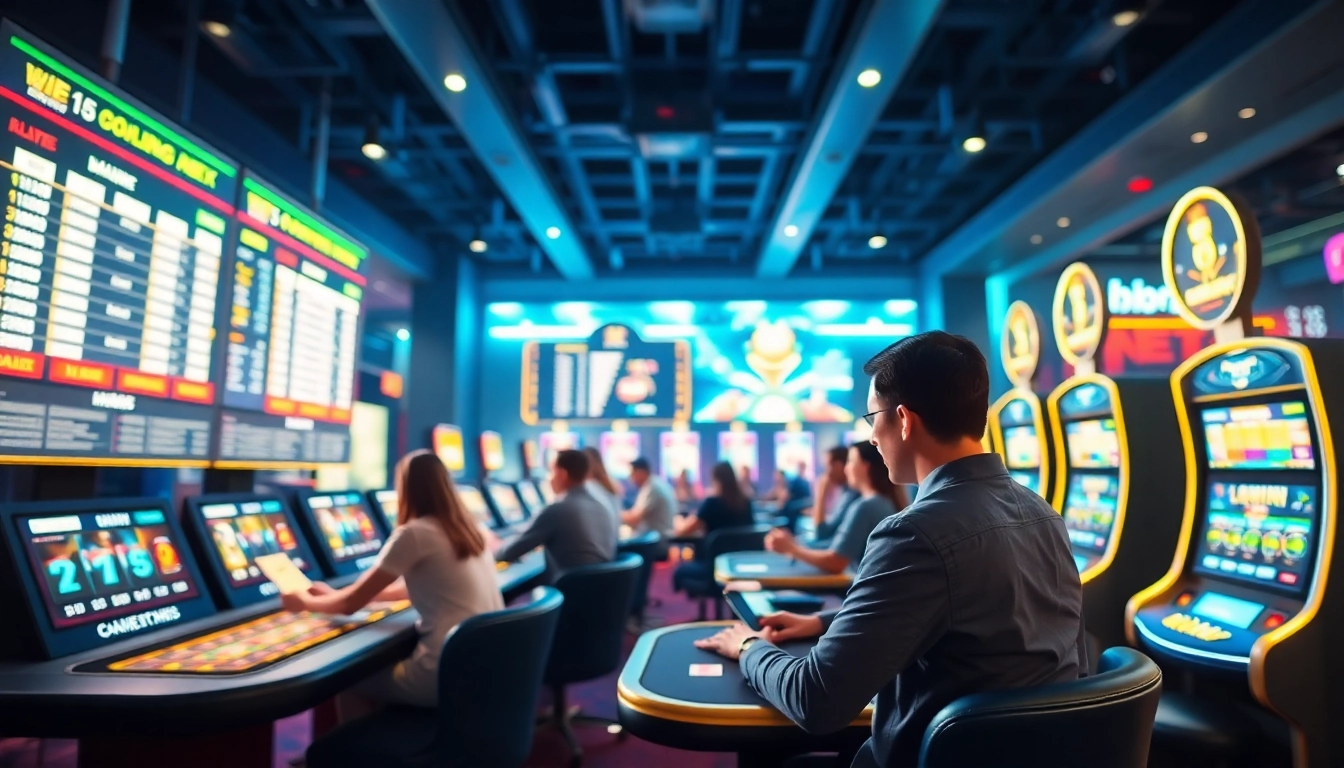 Experience the excitement of online gaming and betting at https://789ff.biz/ with vibrant casino visuals.