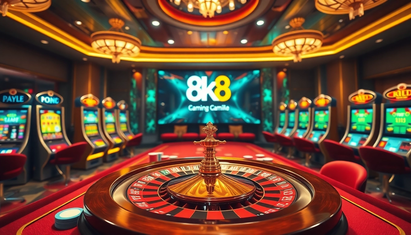 Experience the excitement of online gaming at 8k8 with vibrant casino games and dynamic visuals.