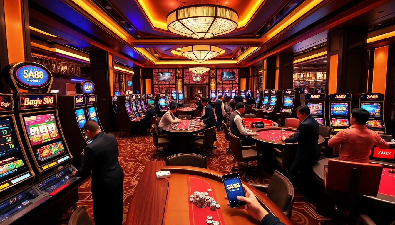 Experience the thrill of SA88 with vibrant casino action and exciting games.
