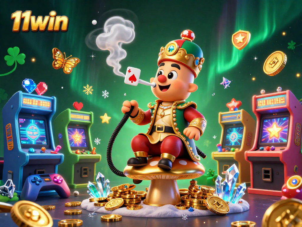 Engage with exciting gameplay at 11win while experiencing legendary characters in a dynamic casino scene.