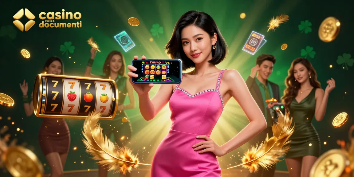 Gioca a giochi emozionanti al casino senza documenti con una donna asiatica sicura di sé che si diverte con l'azione del dealer dal vivo.