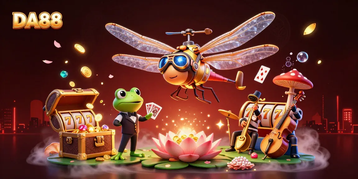 Experience thrilling games at DA88 online casino with a vibrant atmosphere and engaging characters.