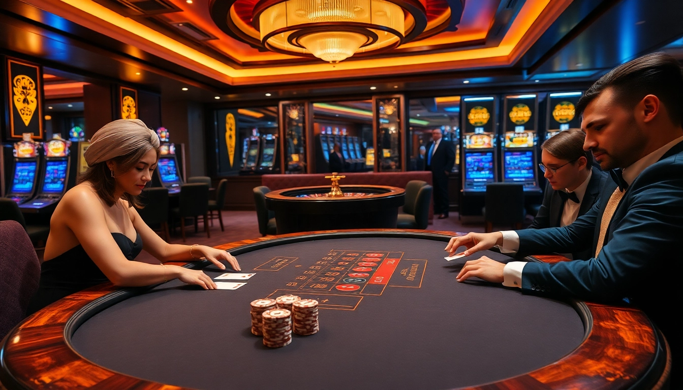 Experience the excitement at VT 88 with players winning at poker and roulette in a lively casino.