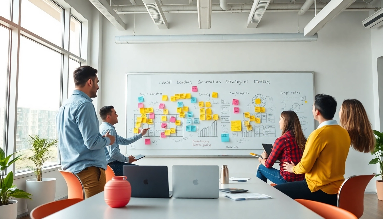Optimize lead generation strategies in a dynamic digital marketing workspace.