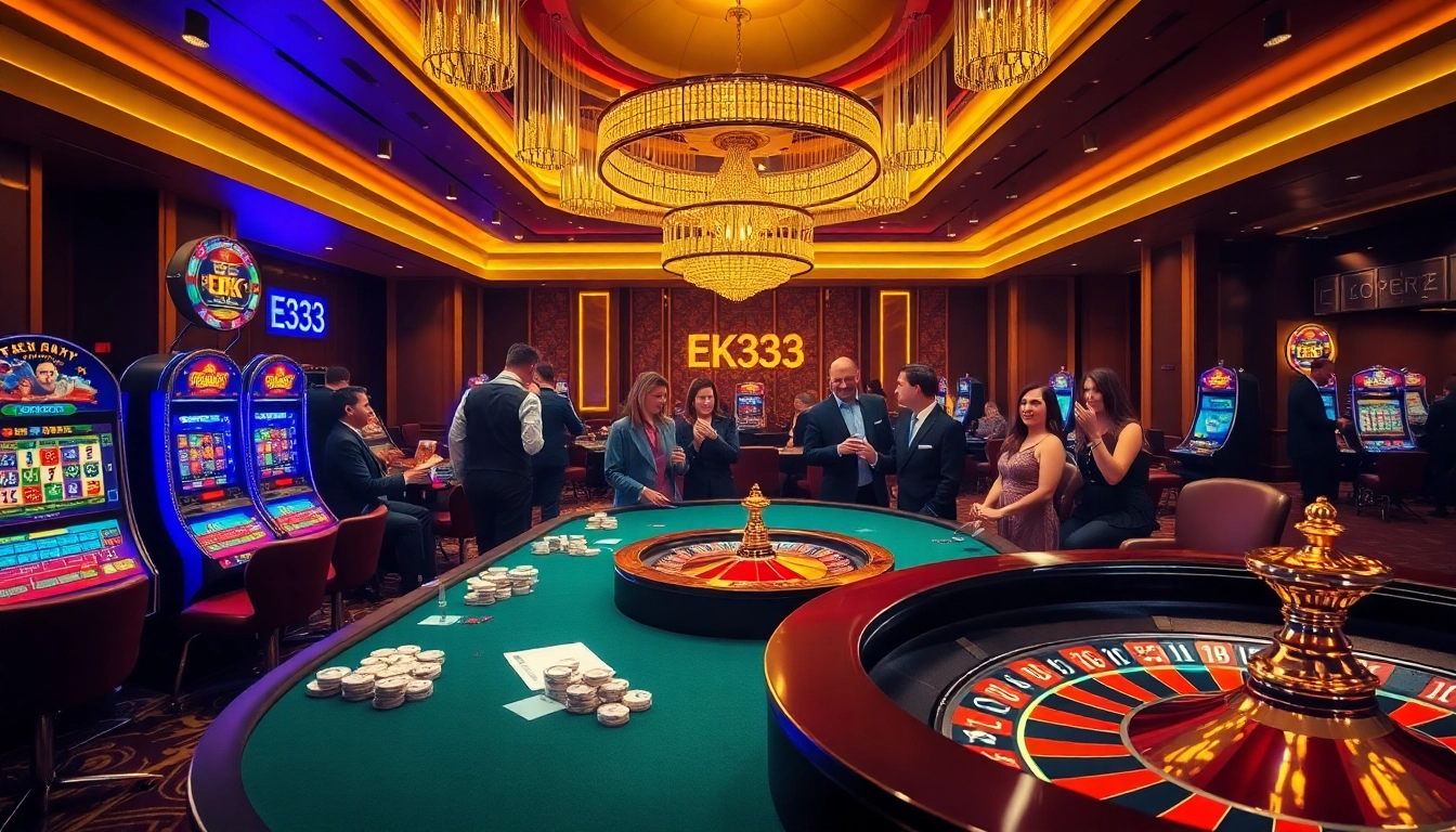 Experience the thrill of EK333 with exciting casino games and vibrant poker tables.