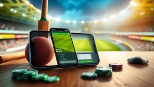 Highlighting top features of the best sports betting apps in India on a modern mobile device.